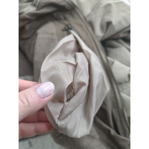 Columbia Sportswear Company Men's XL Tan Fleece Lined Zip Up Jacket Outdoor - Picture 6 of 11